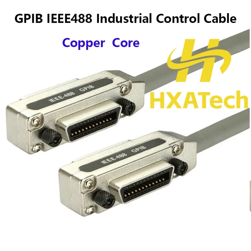 Câble Adaptateur GPIB L-com 24 Broches (mâle) 50 Cm - Inversion D'entrée - Reconditionné