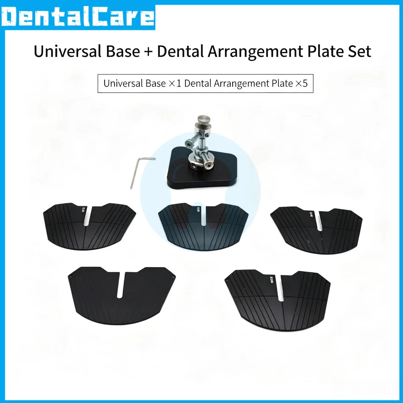 Professional Lab Arc Denture Alignment Guide Plates Articulators Universal Base Kit
