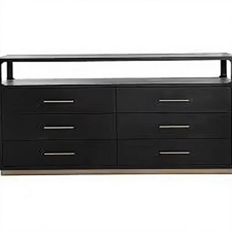 High-end precision workmanship, three-layer six-drawer home decoration bed, stable and durable