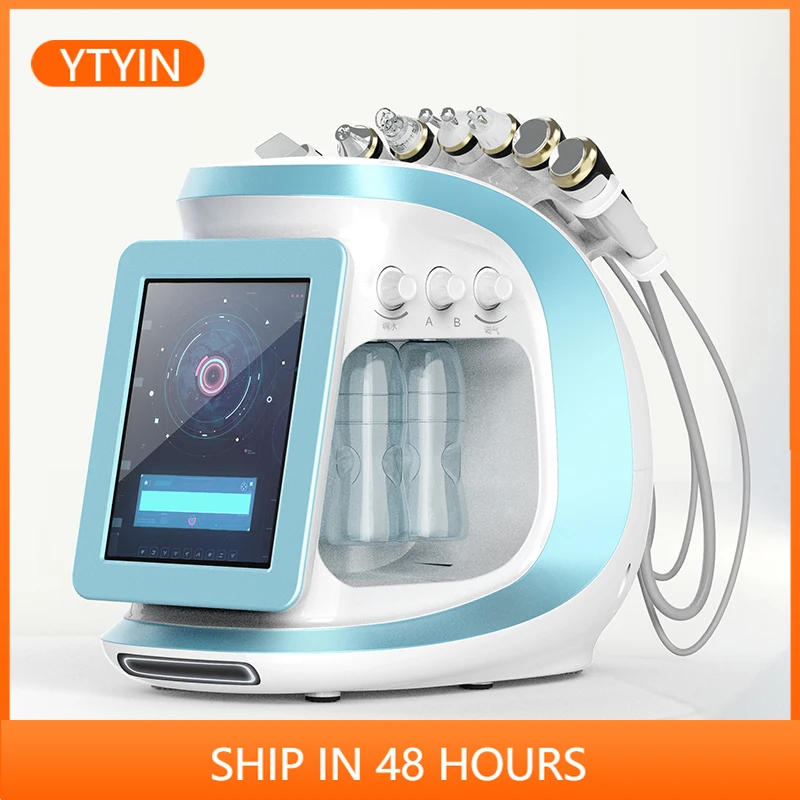 

YTYIN8 In 1 H202 Small Bubbles Dermabraison Facial Peel Spa 9.0 Microdermabrasion Cloth Puff Accessories Small Bubbles Scrubber