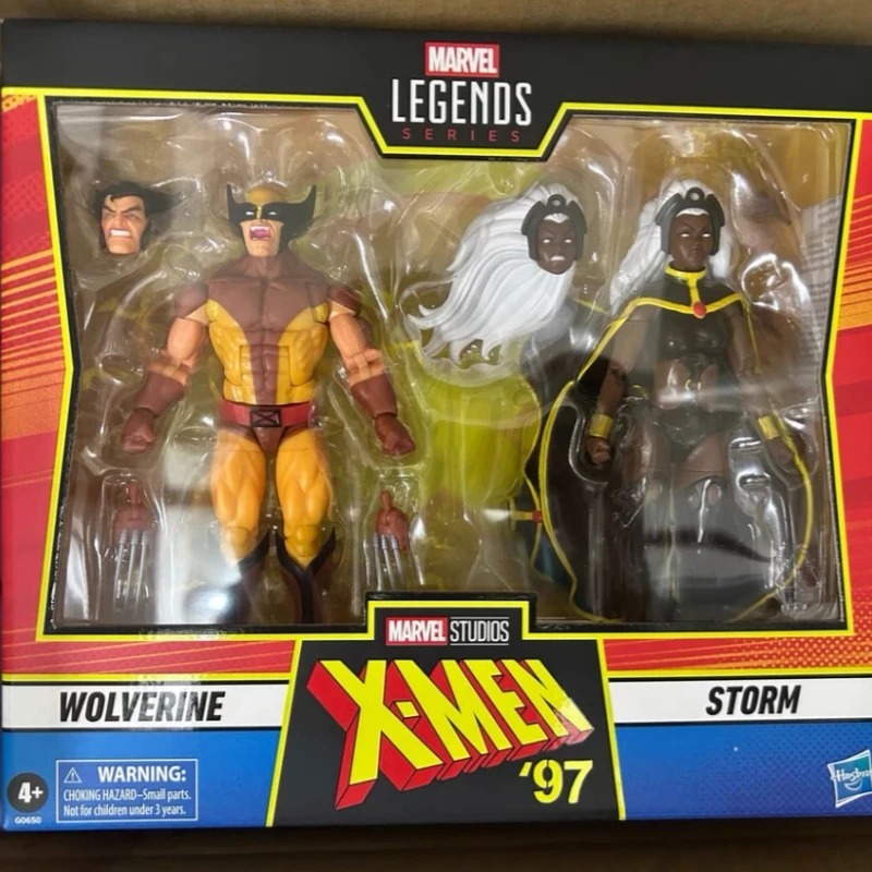

New In Stock Marvel Legends 97 X-Men Wolverine Storm Double-Person Set 1/12 Action Figure Desktop Ornaments Figure Boy'S Gift