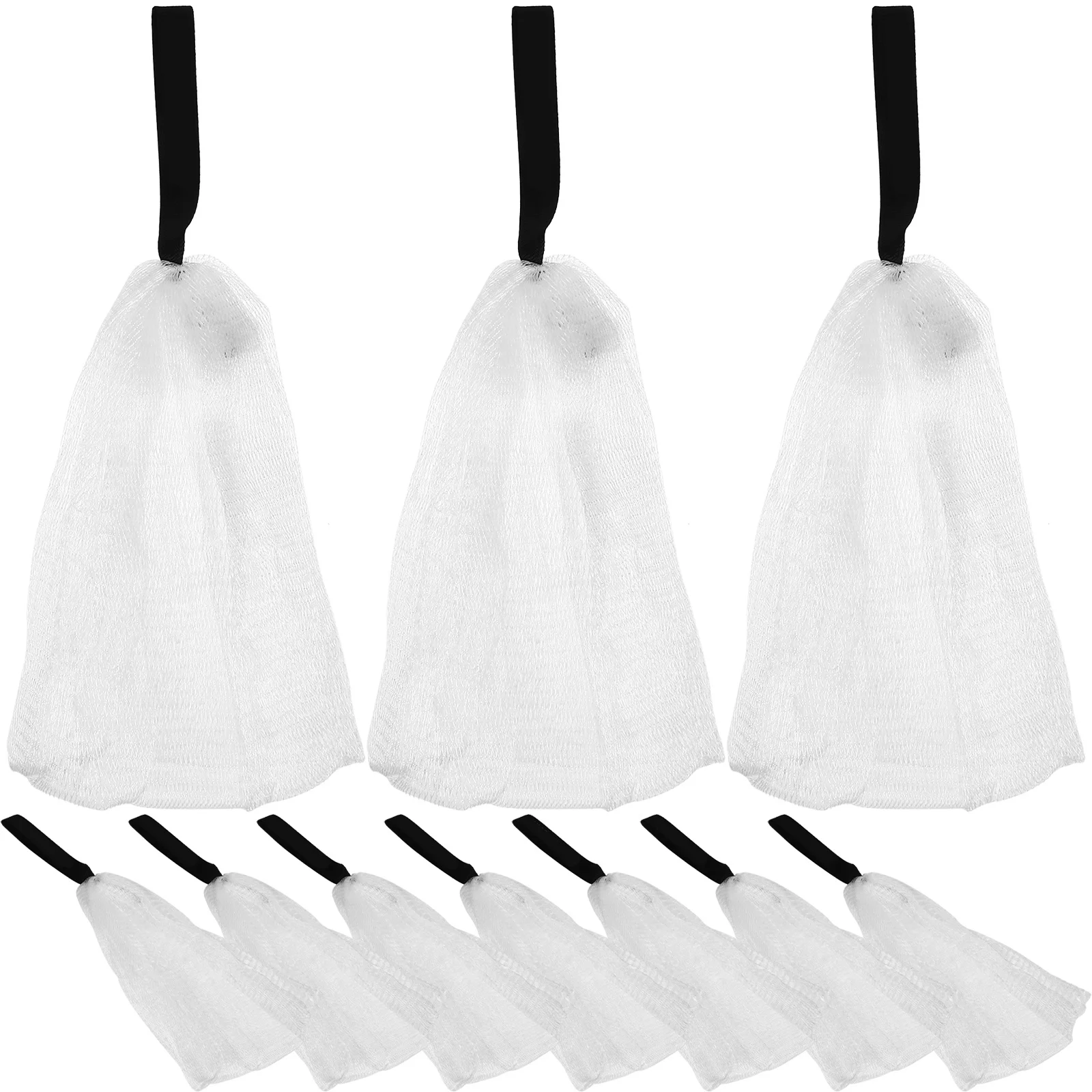 

20Pcs Vibrant Double-Layer Soap Pouches Portable Mesh Bags for Bathing and Travel Fits Most Cleansing Products