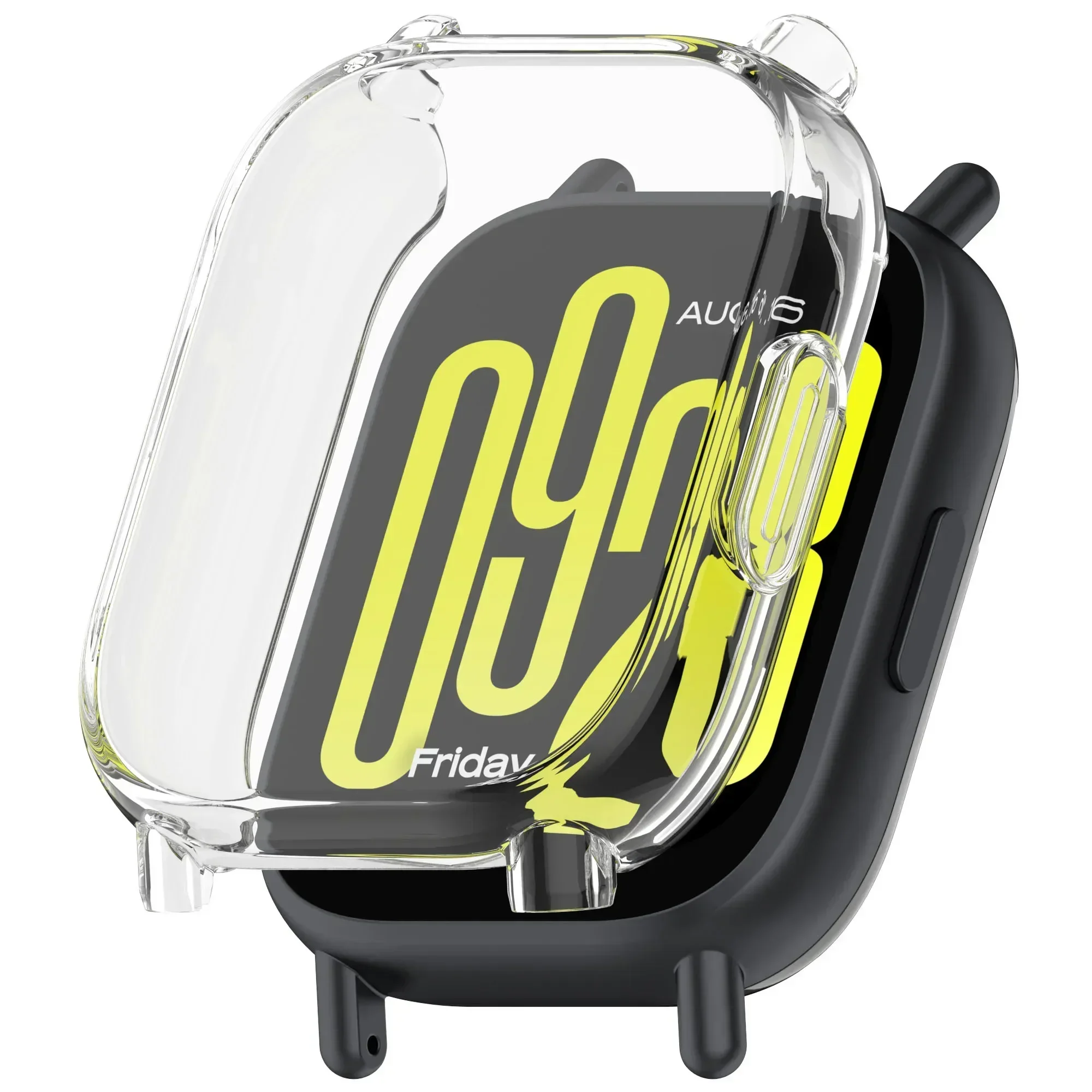 Защитный чехол + силиконовый ремешок для Xiaomi Redmi Watch 5 active/5 Lite, полное покрытие экрана, мягкий корпус из ТПУ и дышащий спортивный ремешок