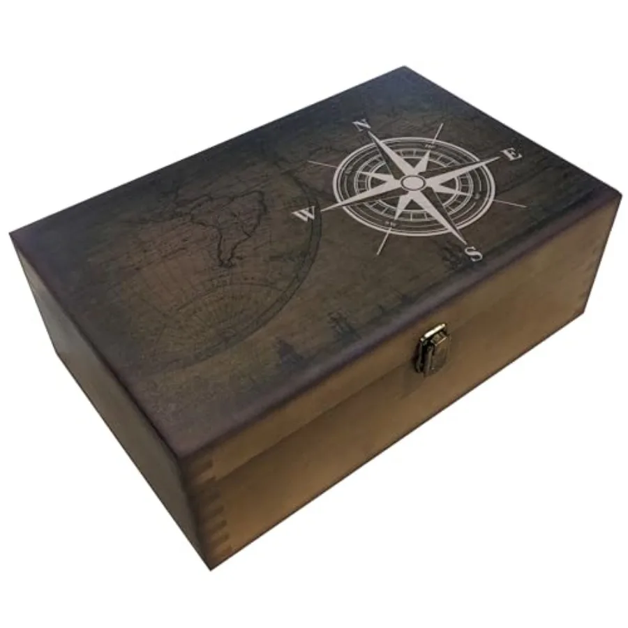 

Design Wooden Keepsake Box Large Memory Box for Keepsakes Decorative Storage Box for Memories Jewelry and Photos Memorial Boxes