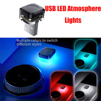 Mini USB LED Car Ambient Mood Light Auto Interior Atmosphere Light Emergency Lighting Auto Decorative Lamp Car Accessories