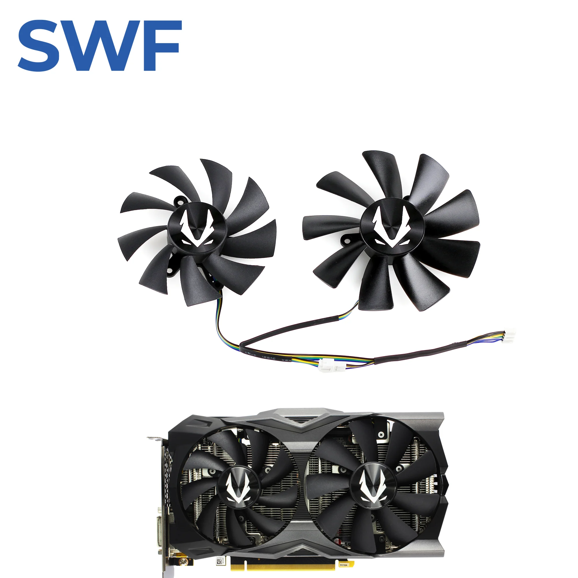 87MM GA92S2H 100MM GAA8S2U Cooling Fan For ZOTAC GAMING GeForce RTX 2070 OC Mini Video Card Cooler Fan