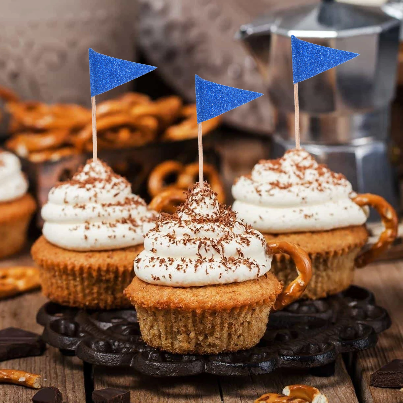 

60pcs Cake Sign Toothpick Flags Small Pennant for Food Party Buffet Cupcake Toppers Decorative Picks Fruit