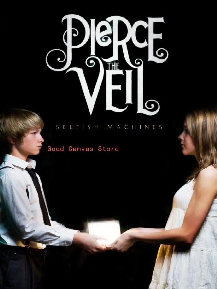 ملصق قماش لعشاق الموسيقى ، ديكور حائط ، ألبوم فني ، يخترق الحجاب ، "يصطدم مع السماء"