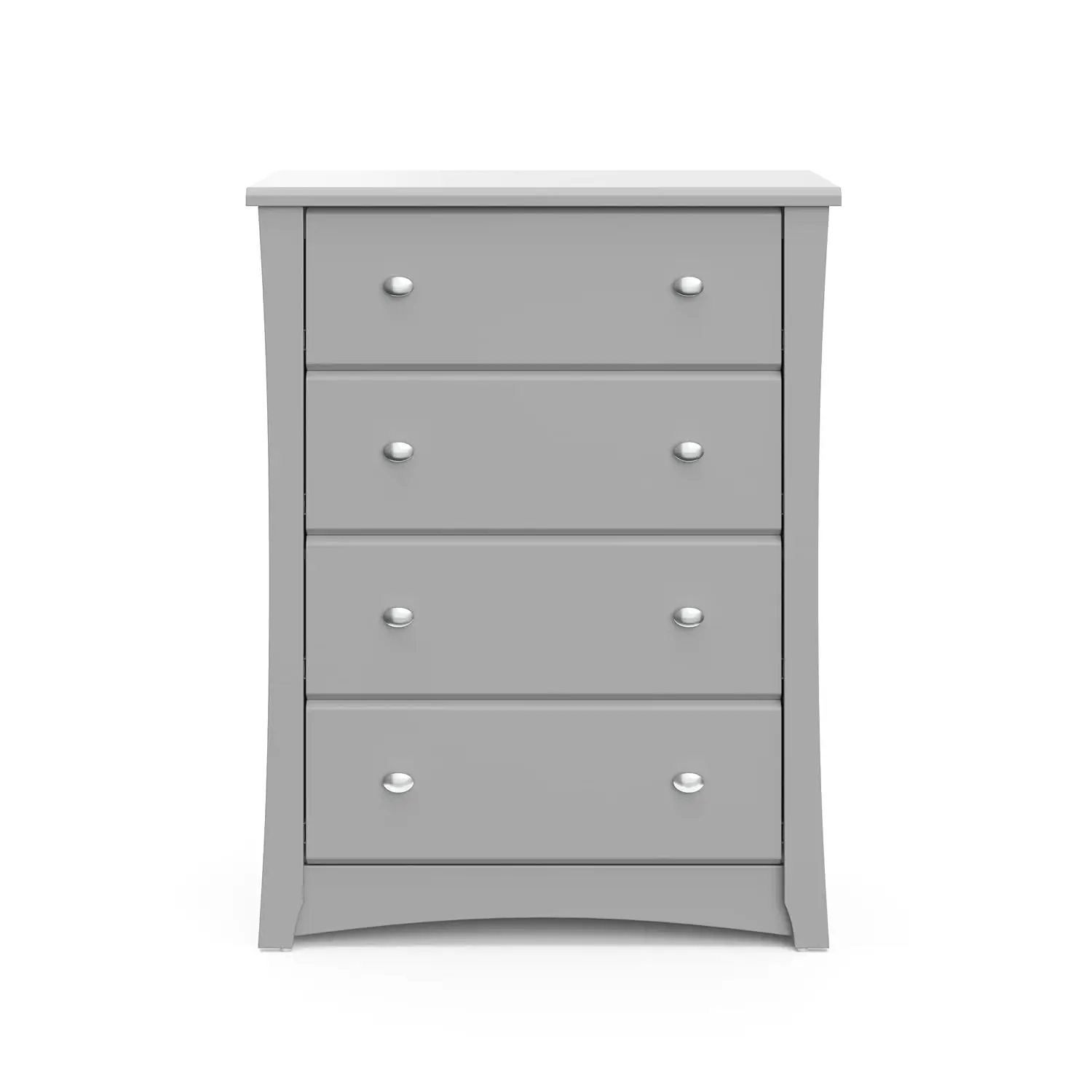 4 Drawer Chest (Pebble Gray) – GREENGUARD Gold Certified, Easy-to-Match Chest of Drawers for Nursery and Kids Bedroom