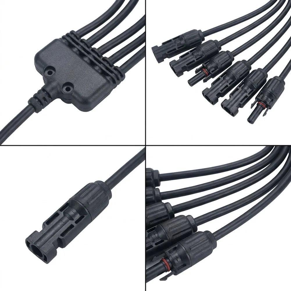 Y-Style Solar Module Connector for Photovoltaic Systems Providing 7-Point Integration and Consistent Power Transfer