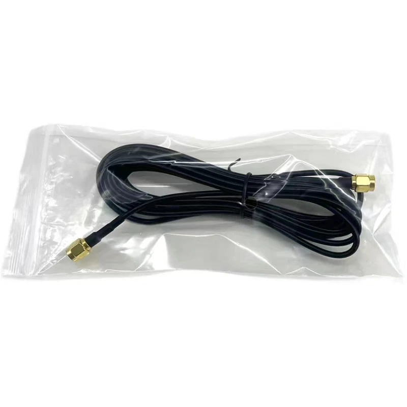 RG174 SMA Male  SMA Female Connector SMA Male Right Angle Extension Cable Copper Feeder Wire for Coax Network Card RG174 Antenna