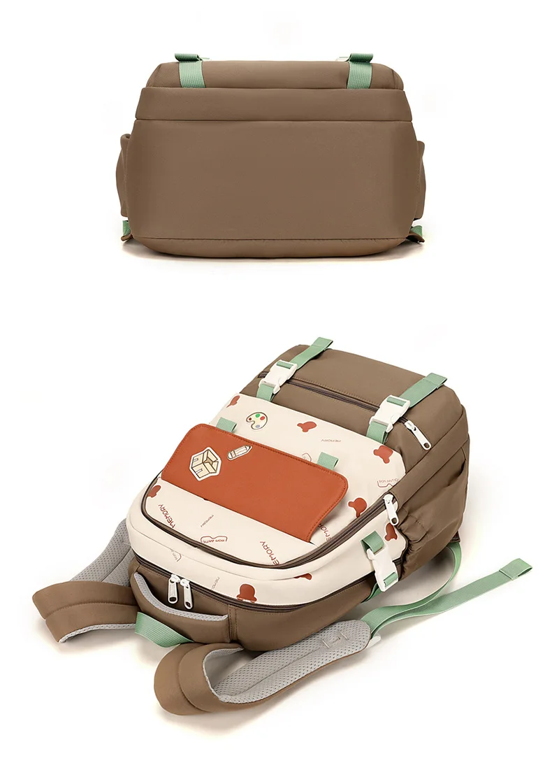 청소년용 파란색 남아 여아 아동 초등 중학생용 책가방 (6-12세)