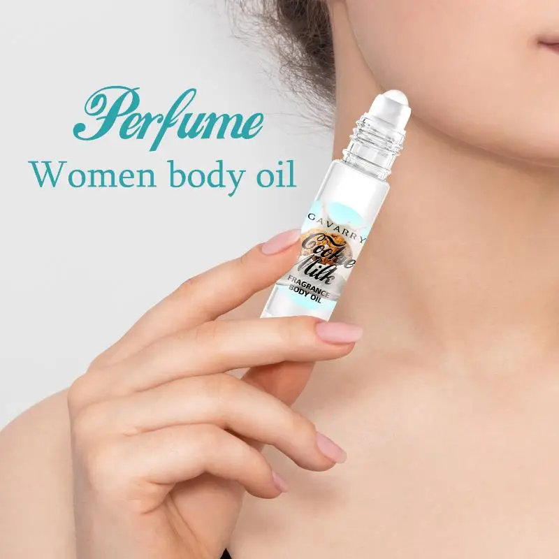 

GAVARRY 10ml Milk Cookies Roll-On Fragrance Oil Long Lasting Women's Fragrance Body Oil Portable Mini Fragrance For Daily Use