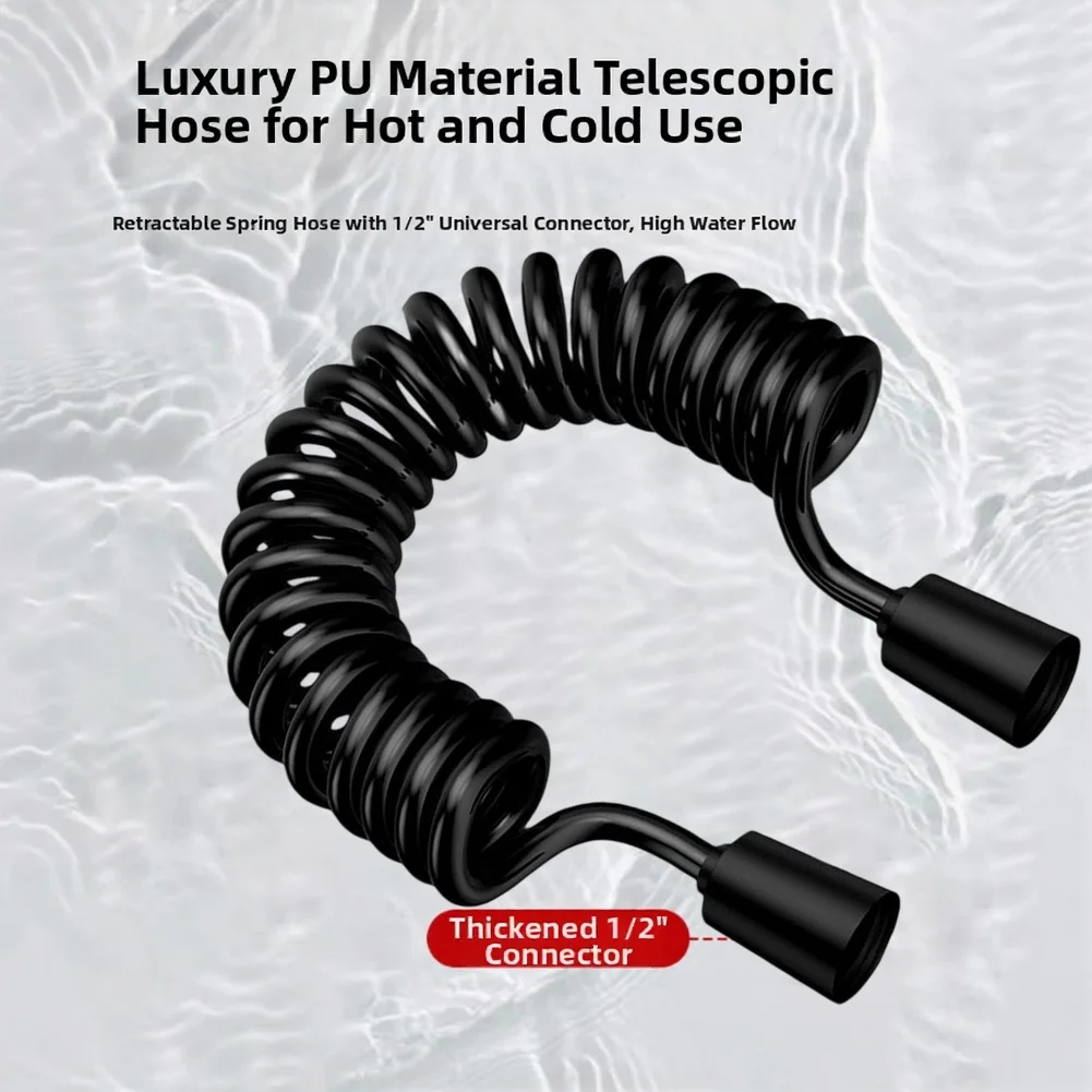 Long Lasting PU Material Shower Hose Shower Hose Telescopic Shower Heat And Freeze Resistant PU Material Sealing Silicone Gasket