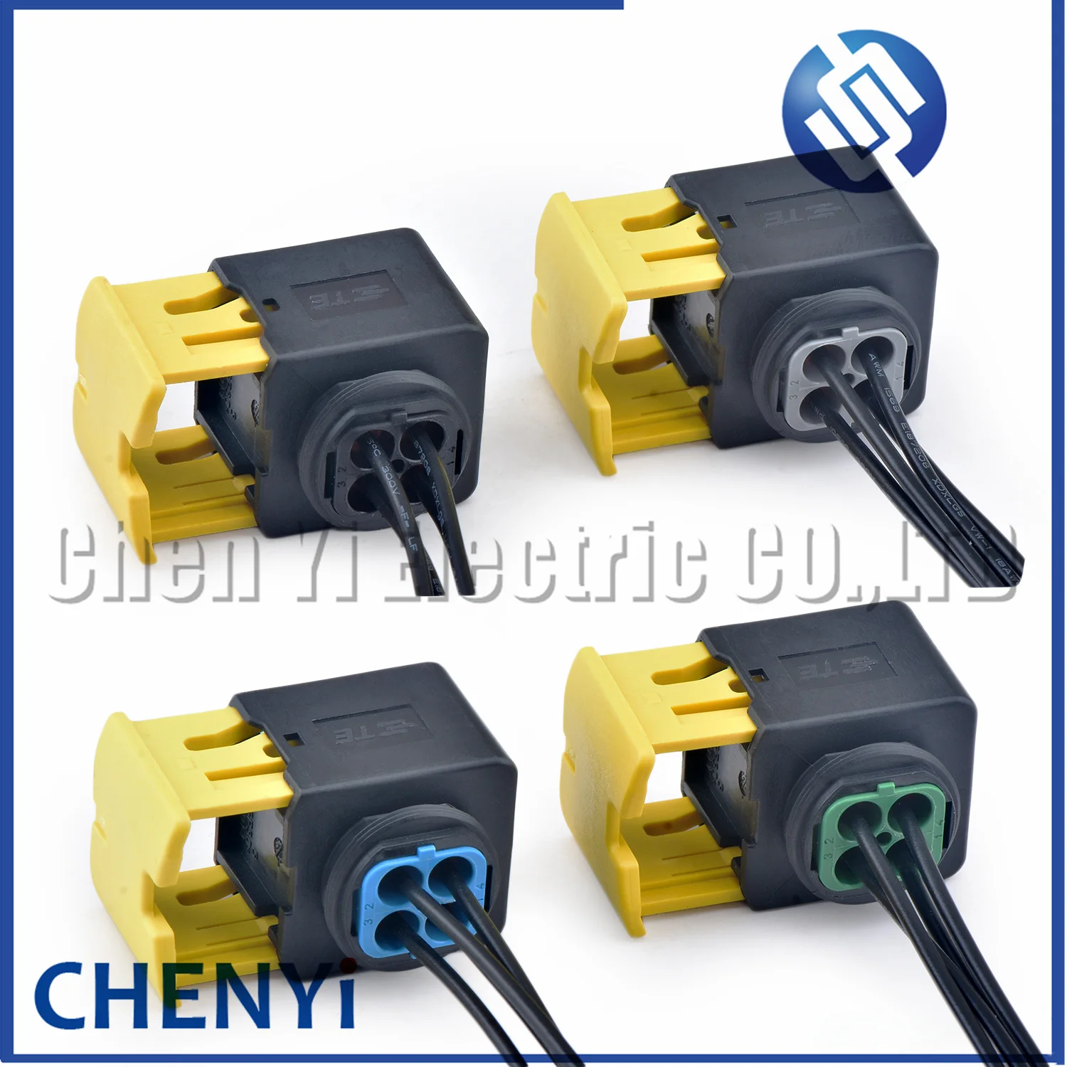 4 Pin New Energy Connector Harness Plug Nitrogen oxygen sensor plug 1-1418390-1 2-1418390-1 3-1418390-1 4-1418390-1 15cm wires - Image 4