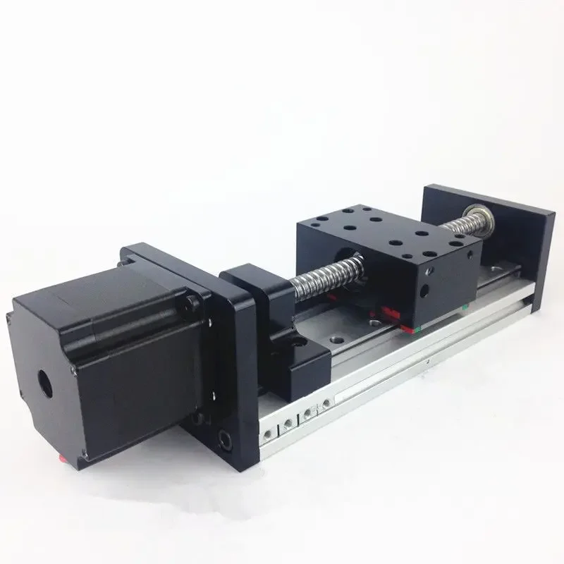 Ball Screw Linear Guide Slide Module Cross Assembly Can Be Equipped with Motor Aluminum Alloy Workbench