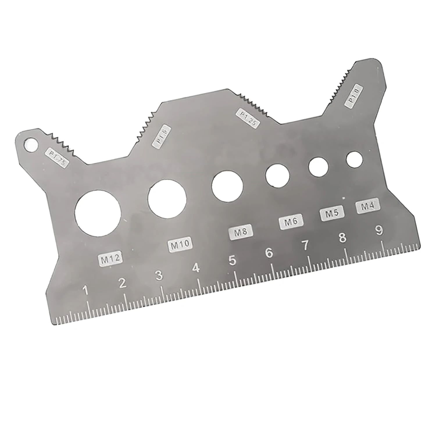 1pc Screw Thread Pitch Gauge Ruler Measuring Tool Bolt Nut Metric Machining Threads Screw Cutting Gauge Angle Model Measuring