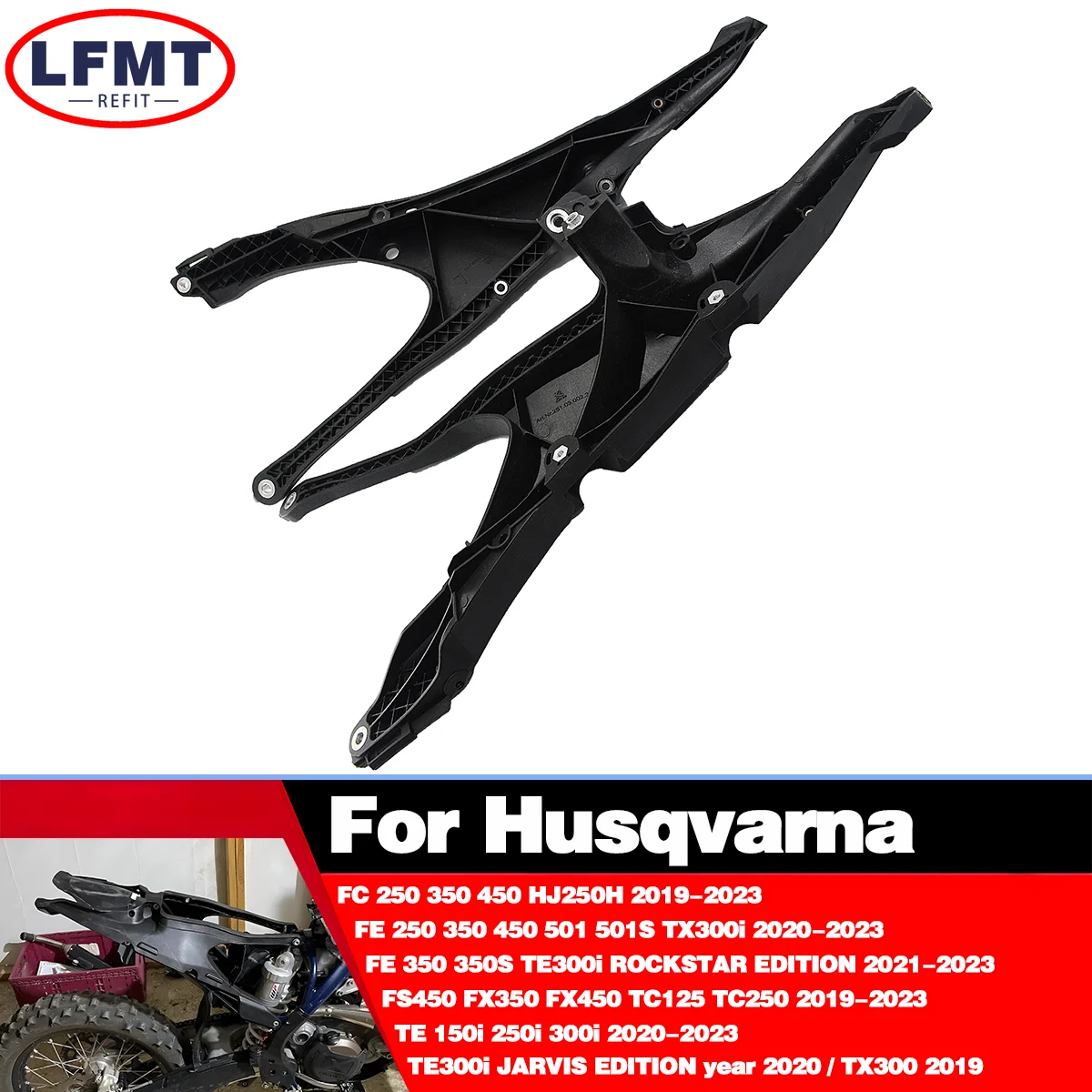 Motorcycle subframe For HUSQVARNA FC FE FS FX TC TX 250 350 450 2019 2020 2021 2022 2023Endurance racing.Motorcycle Frame frame