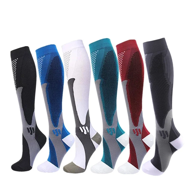 Running Men Women Compression Socks New Medical Varicose Veins Pregnancy Nursing Athletic Football Soccer Stockings Sports Socks