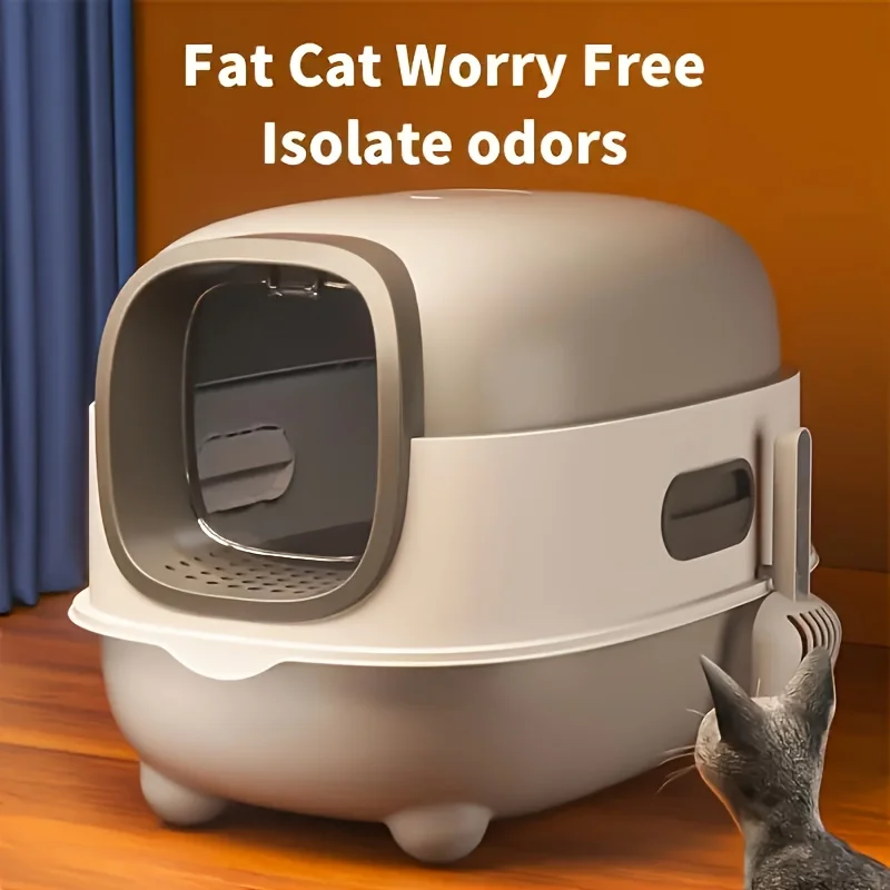 Enclosed Cat Litter… - image
