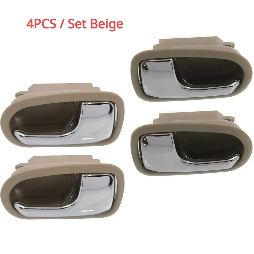 Front and Rear Interior Door Handle For 93-97 Mazda 626 / 95-2003 Mazda 323 Protege Ford liata Activa Tierra Black Beige