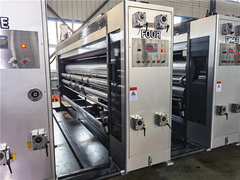 Automatic 4 Color Cartoning Printing Die Cutting Cartoon Box Packaging Making Machine view 4