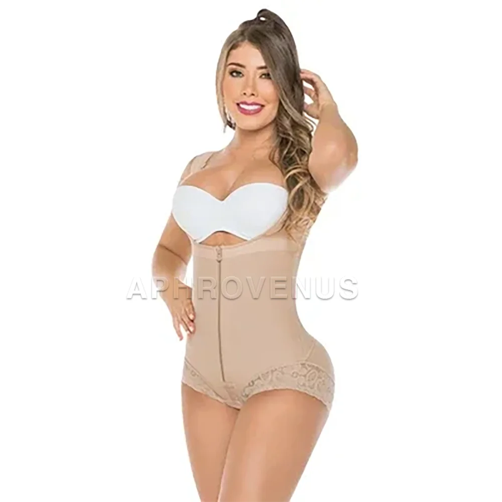 Fajas Women Tummy Control Body Shaper Compression Garment Waist Slimming Girdle Sexy Lace Butt Lifter Flat Belly Shapewear