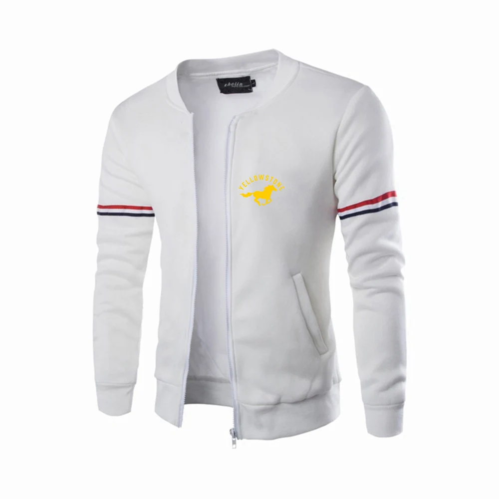 

2025 High Quality Flight Jacket Spring And Autumn Versatile Coat Men's Hot Yellowstone Dutton Logo Print Personality Hoodies