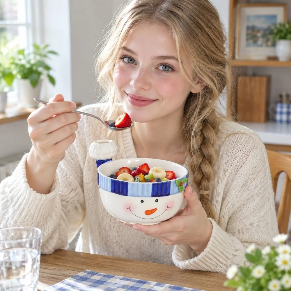 Creative Fruit Washing Bowl Ceramic Swirling Water Flow Swirling Fruit Bowl Special Structure Automatic Matching Plate
