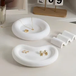 Pea Round Storage Tray Silicone Mold Base Gypsum Coaster Concrete Cement Mould