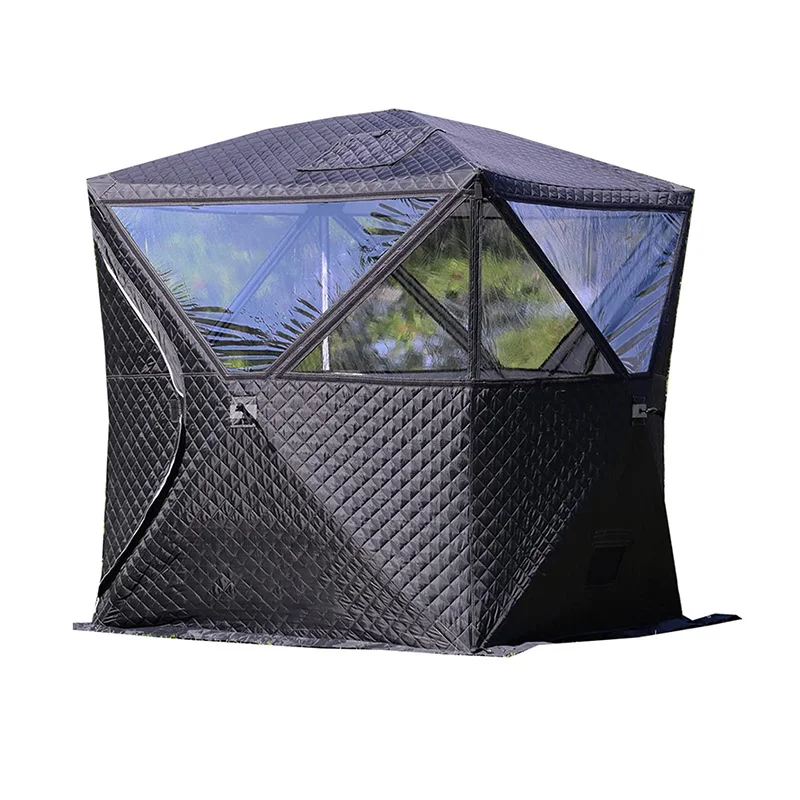 

Outdoor Winter Fishing and Snow Fishing Cabin - A Warm, Windproof, Portable Ice Fishing Tent for The Outdoors - Quick To Set Up