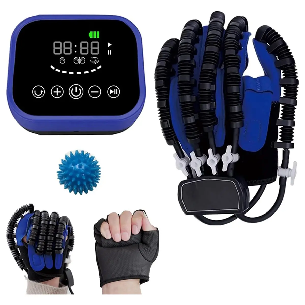 [NEW] Rehabilitation Robot Gloves Hemiplegia Spasticity Finger Rehabilitation Trainer Stroke Hand Splint Assistive Gloves