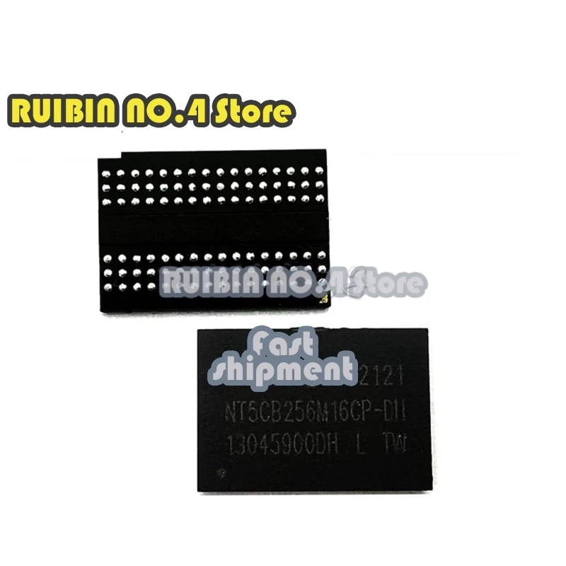 10pcs/lot NT5CB256M16CP-DII NT5CC256M16EP-EK S29GL064N90TFI030 NAND512W3A2SN6 TC58BVG0S3HTA00 flash memory chips
