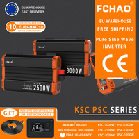 FCHAO Free Shipping From Warehouses In Europe Fast Arrival 1200W 1500W 2KW 3KW Off Grid Solar Inverters 230V 12V 24V For Camping