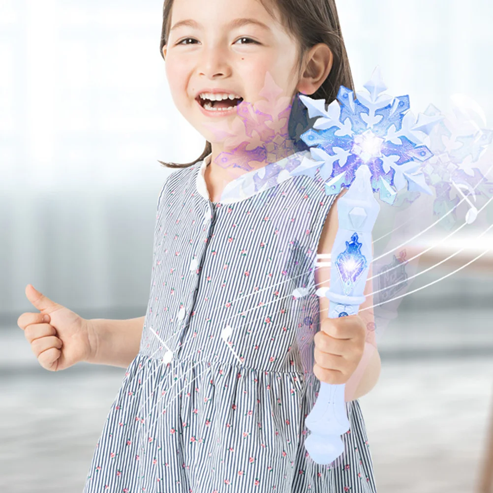 Glowing Fairy Wands Snowflake Light Sticks for Decorative Fairy Wand Girl Birthday Gifts