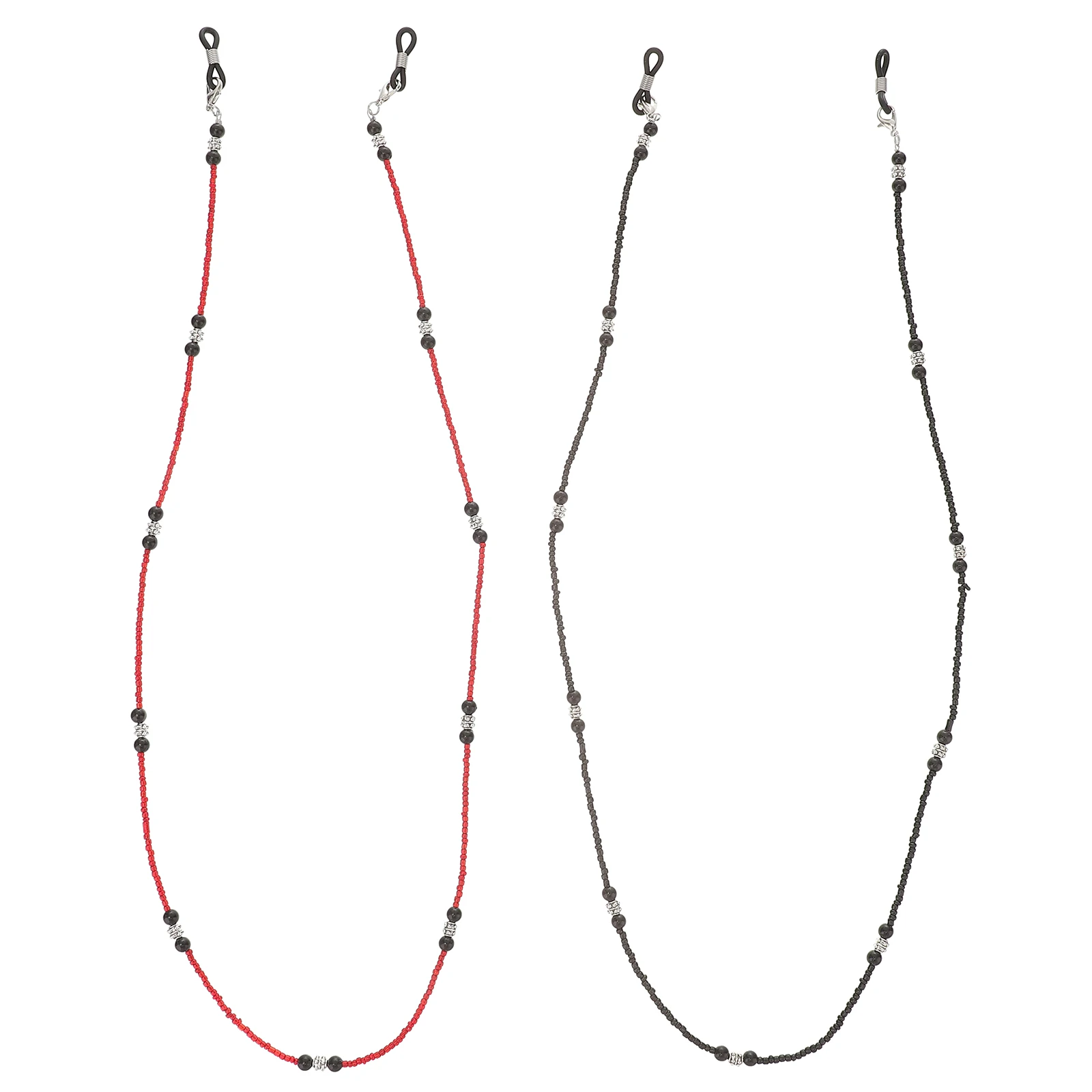 

2Pcs Eyeglass Chain Beaded Lanyard Fashion Women Chains Hanging Strap Holder Reading Glasses Acrylic Durable Gift