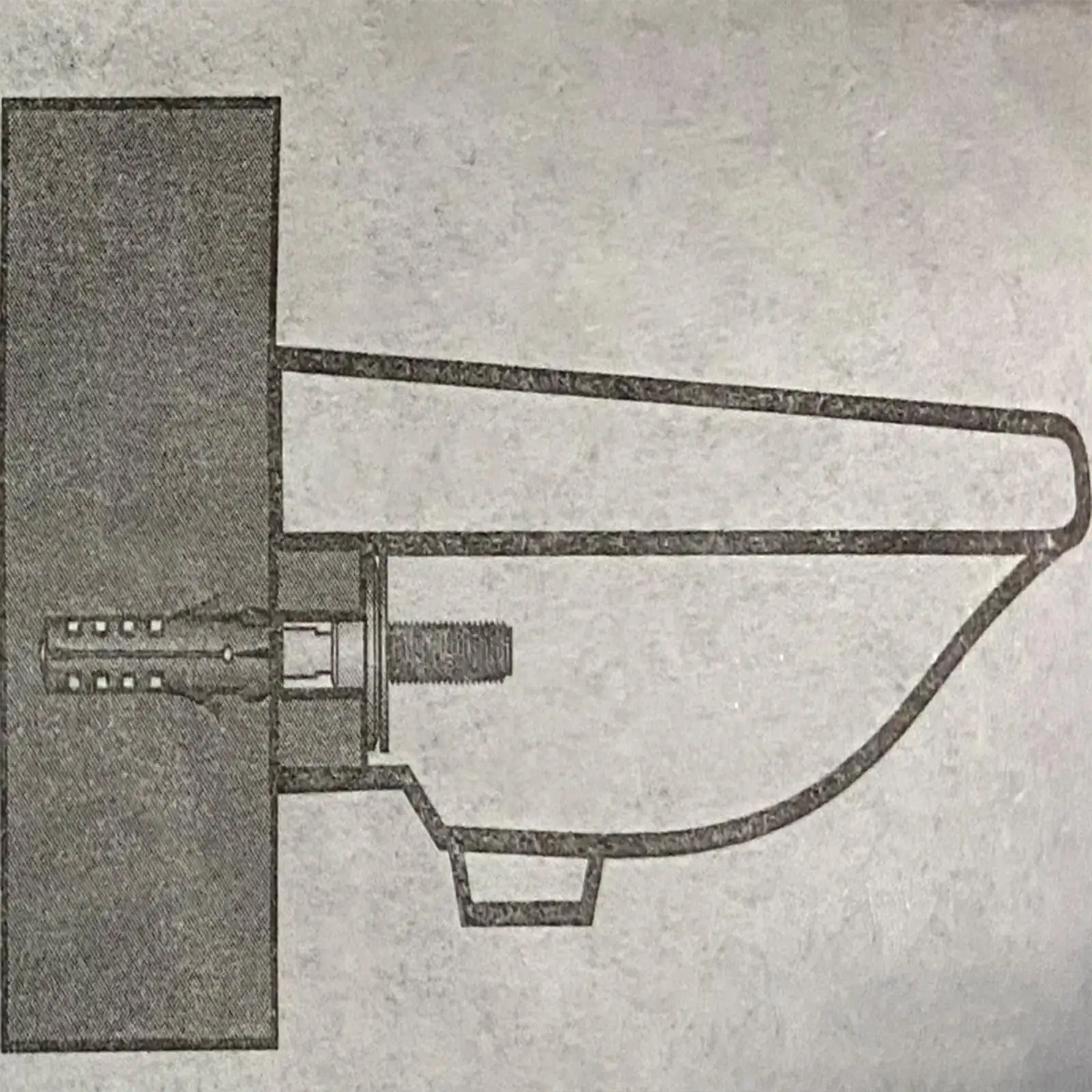 

Basin Mounting Kit for Wall Setup with Replacement Parts And Accessories