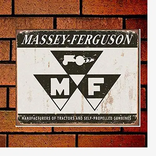 Fsdva Massey Ferguson Retro Metallschild Wanddekoration