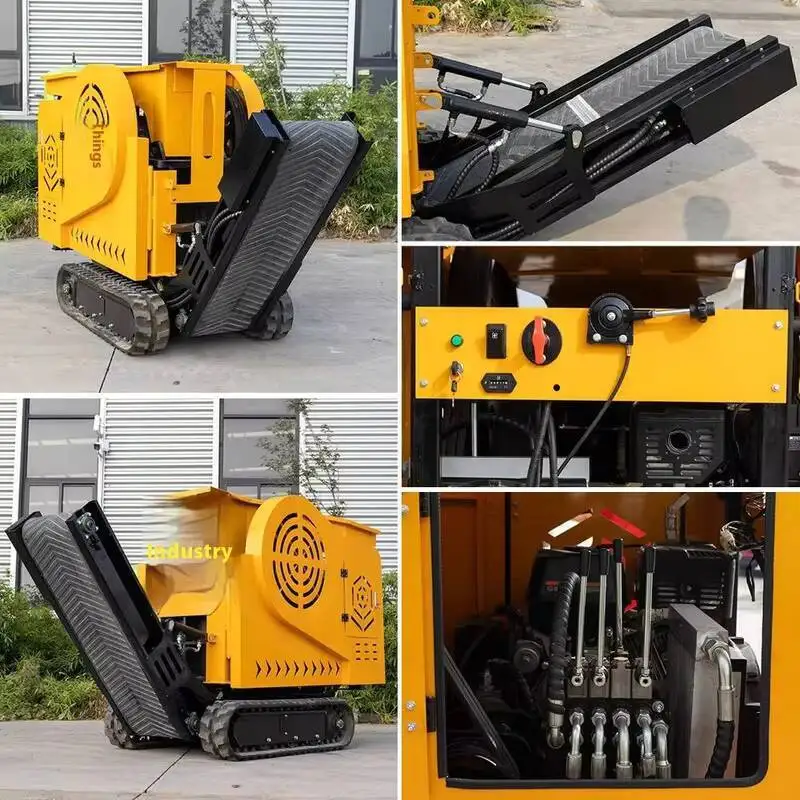 New Small Crawler Stone Jaw Crusher Ore For Gravel Mining Construction Waste Crushing With Core Engine