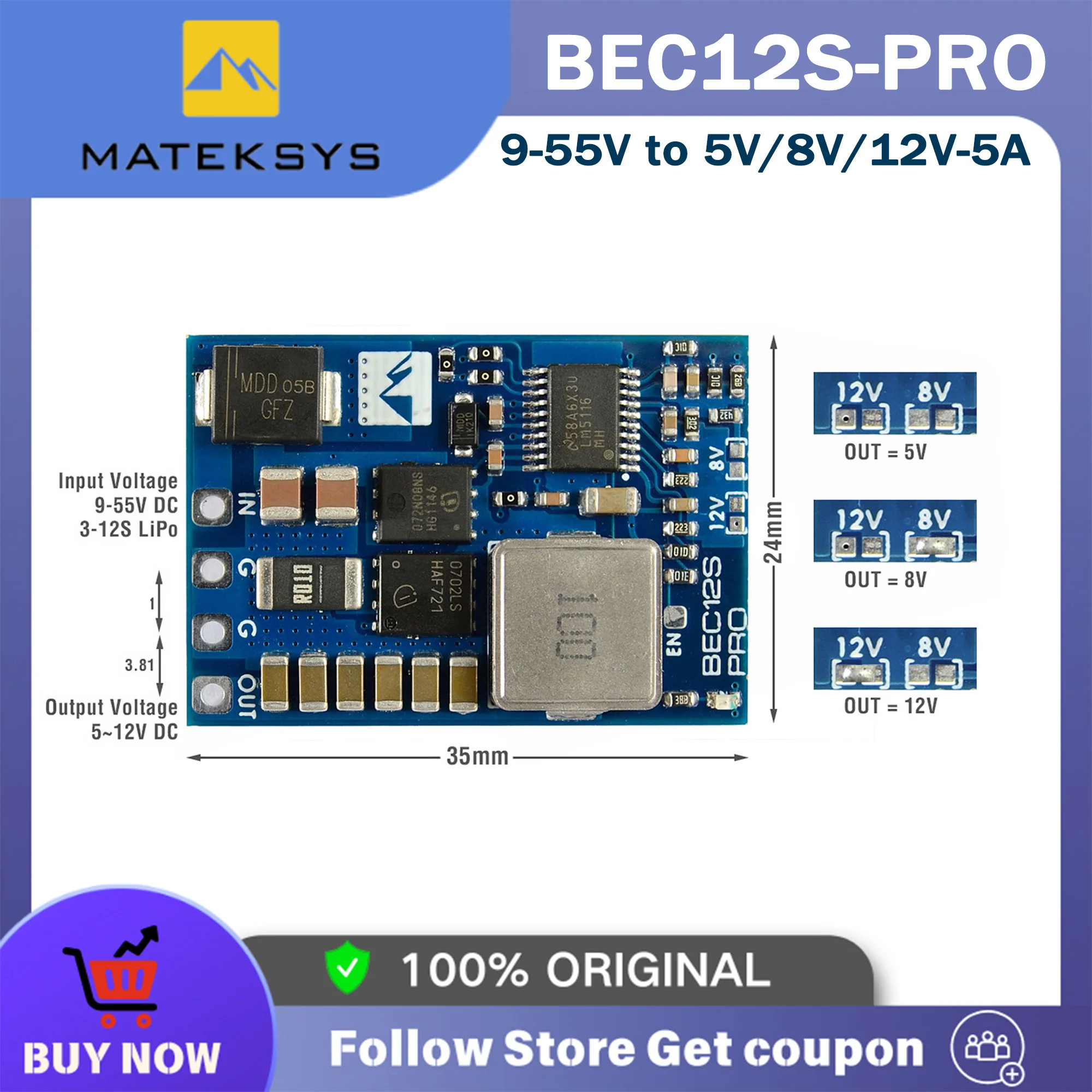 Matek Systems 9-55V… - image