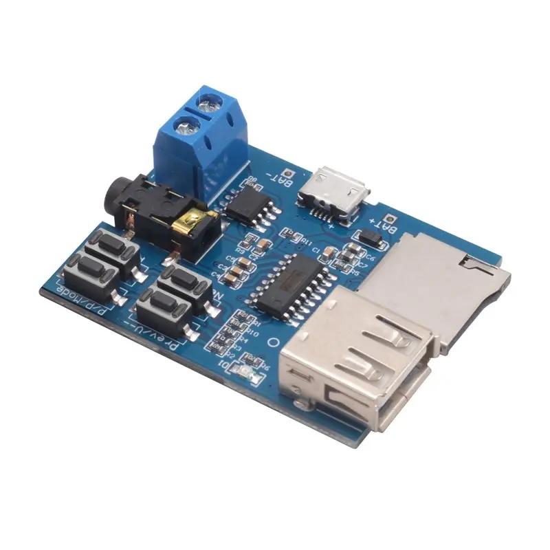 Picture 6: Y43A-Mp3 Lossless Decoders Decoding Power Amplifier Mp3 Player Audio Module Mp3 Decoder Board Support TF Card USB