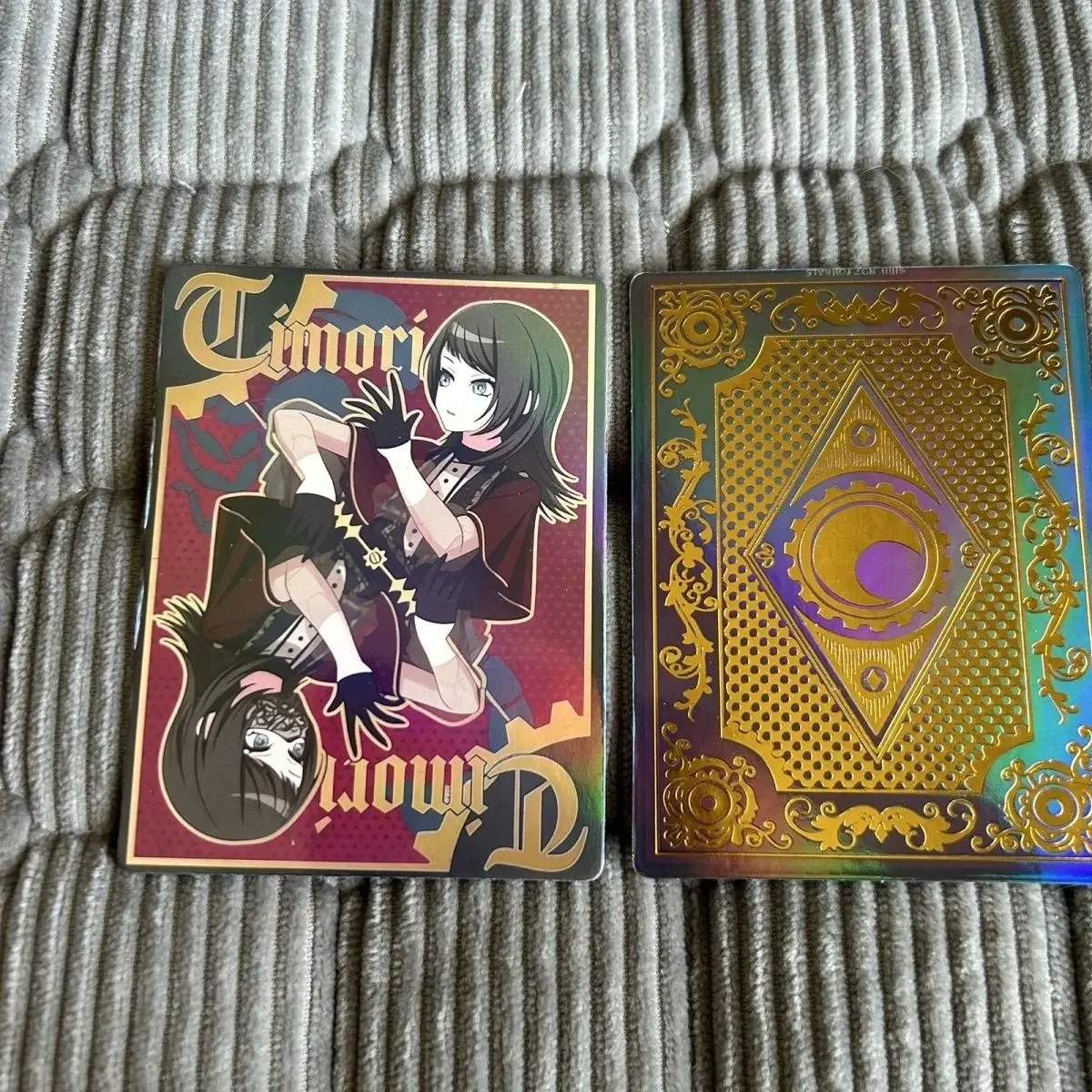 Anime BanG Dream Ave Mujica Wakaba Mutsumi Umiri Yahata Sakiko Togawa Cosplay brązujący laser mała karta zbieraj prezenty urodzinowe