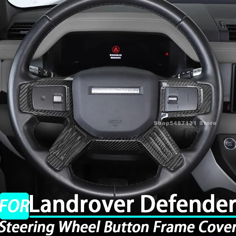 

Автомобильная кнопка на руль, накладка на рамку для Landrover Defender 90 110, аксессуары для интерьера 2020-2022 2023 2024 2025