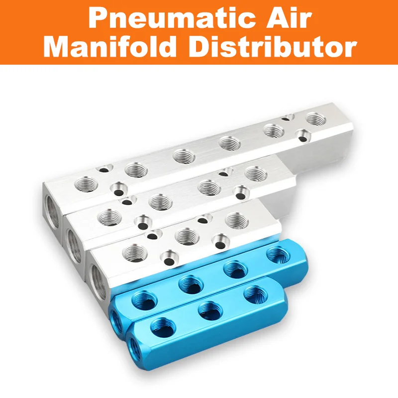 AL/SY-02/04/-2F Aluminum Pneumatic Manifold Splitter 1/8