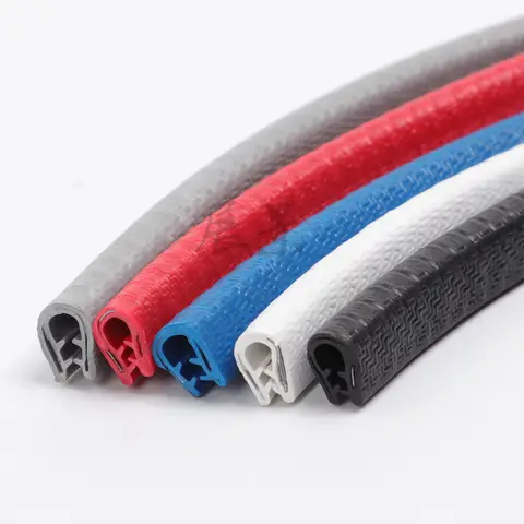 Tira de vedação anti-colisão geral sem pasta porta anti-colisão tira porta do carro em forma de u borda tira decorativa tira quilha