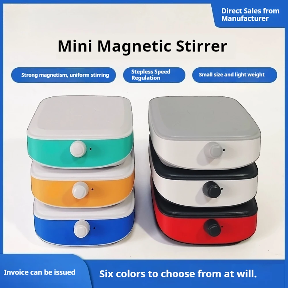 M-SCL Mini Magnetic Stirrer 2000ml Digital Display Adjustable Speed 1800RPM Lab Mixer with Timer Function