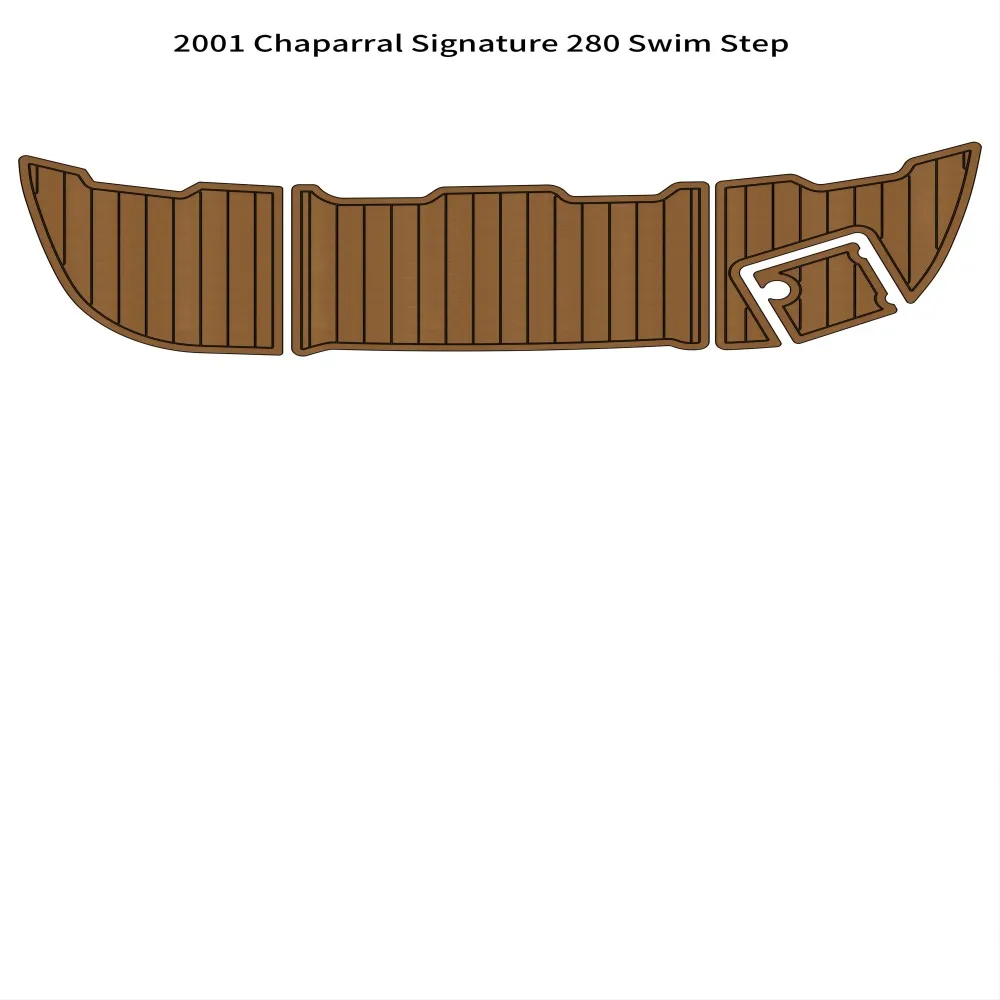 2001 Chaparral Signature 280 Swim Platform Boat EVA Foam Teak Deck Floor Pad Mat