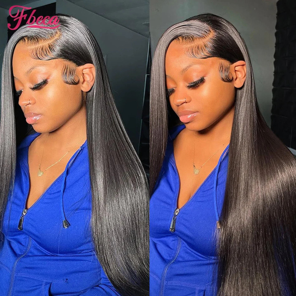

Natural Color 13x4 Lace Front Wigs Human Hair 13x6 HD Lace Front Wig Human Hair Pre Plucked Straight Human Hair Wig for Women
