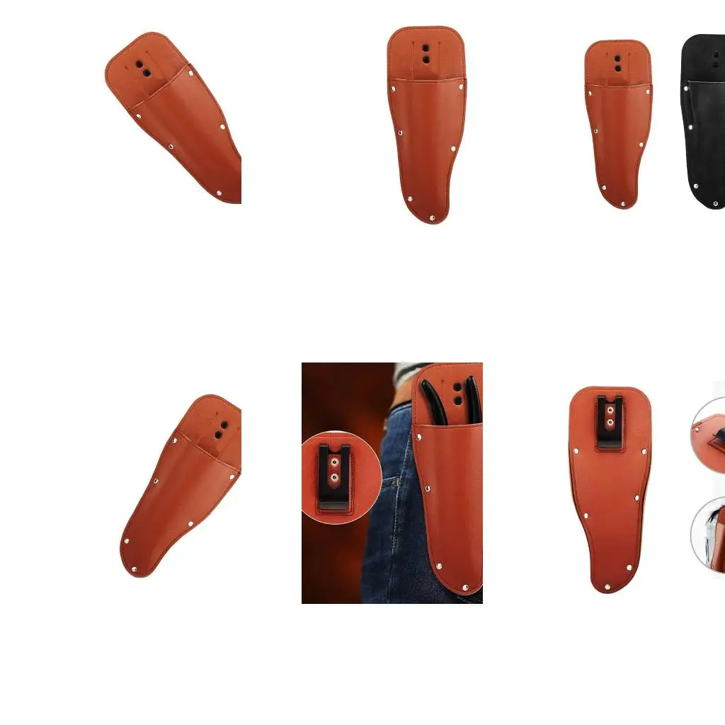 Leather Sheath Holder Organizers Pouches Case for Pruning Shears & Repair Tool