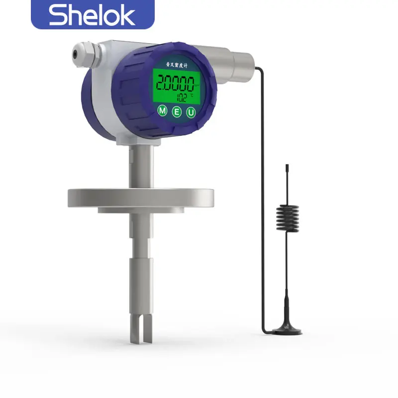 

Промышленный беспроводной измеритель плотности вилки Shelok, онлайн-анализатор концентрации для жидкостей, суспензии, ATEX, рейтинг IP68